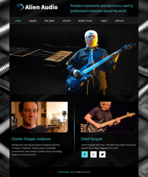 Web Design by rightway for Alien Audio, LLC | Design: #7243695
