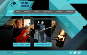 Web Design by rightway for Alien Audio, LLC | Design: #7243759
