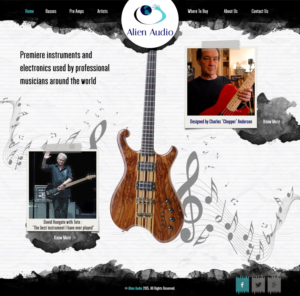 Web Design by rightway for Alien Audio, LLC | Design: #7243769