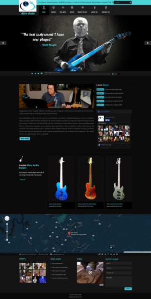 Web Design by Da Miracle for Alien Audio, LLC | Design: #7314002