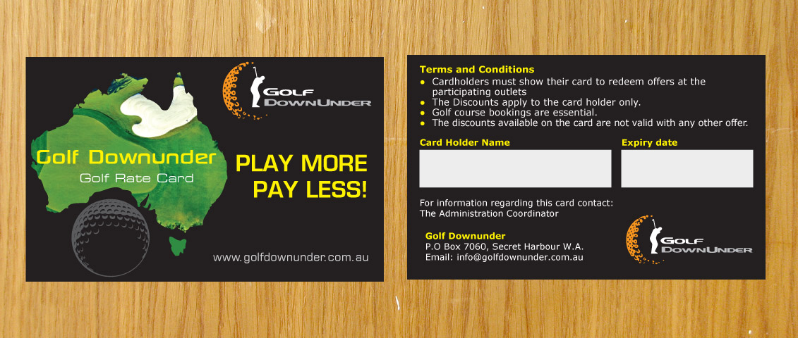 Visitenkarten-Design von Sbss für Golf Dowunder | Design #1843844