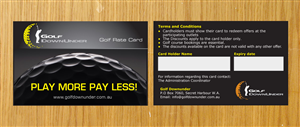 Business Card Design by Sbss for Golf Dowunder | Design: #1843850
