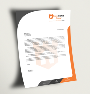Letterhead Design by Selda for Epic Home Inc. | Design: #7265961