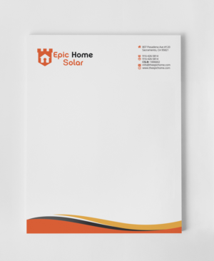 Letterhead Design by stoodio.id for Epic Home Inc. | Design: #7252934