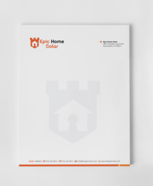 Letterhead Design by stoodio.id for Epic Home Inc. | Design: #7252947
