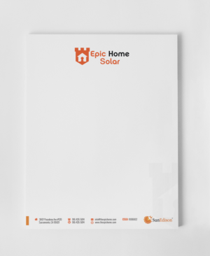 Letterhead Design by stoodio.id for Epic Home Inc. | Design: #7252949