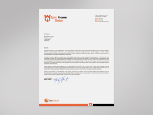 Letterhead Design by logodentity for Epic Home Inc. | Design: #7237766