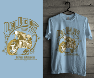 T-Shirt-Design von denuj für Mean Machines Custom Motorcycles P/L | Design #7306702