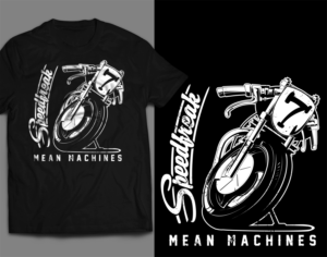 Fine Detail Illustration for Classic Car and Cafe Racer Motorbike Co