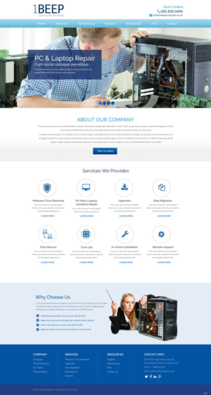 Web Design by pb for this project | Design: #7256235