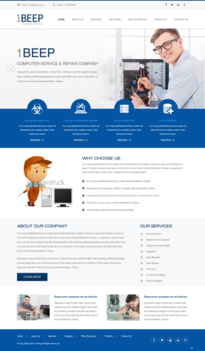 Web Design by pb for this project | Design: #7257845