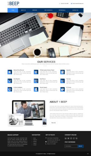 Web Design by pb for this project | Design: #7257846