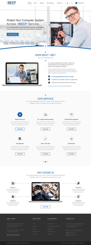Web Design by OM for this project | Design: #7299247