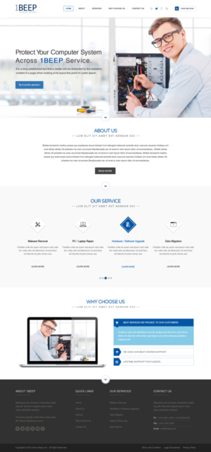 Web Design by OM for this project | Design: #7299248