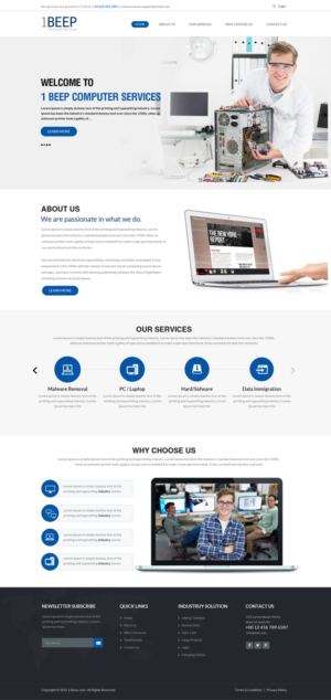 Web Design by OM for this project | Design: #7299250