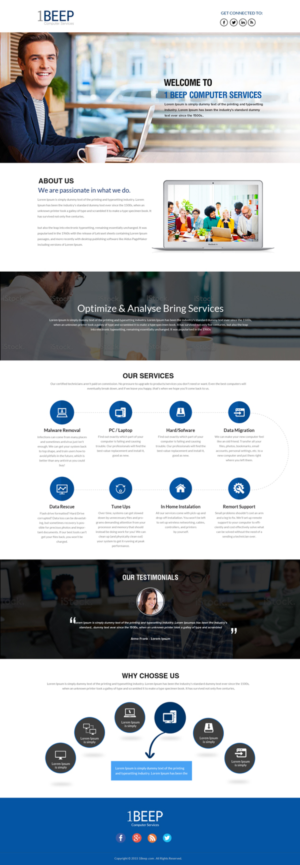 Web Design by OM for this project | Design: #7305323
