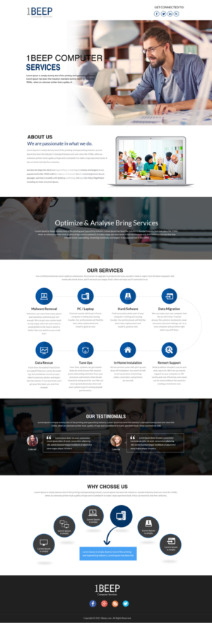 Web Design by OM for this project | Design: #7305324
