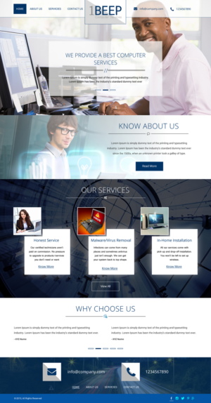 Web Design by rightway for this project | Design: #7262232