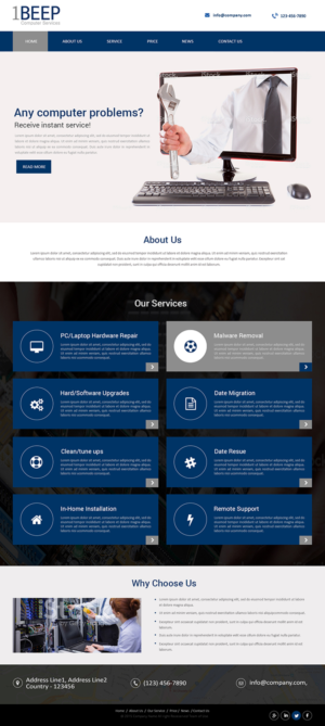 Web Design by Creations Box 2015 for this project | Design: #7258947