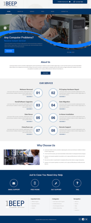 Web Design by Creations Box 2015 for this project | Design: #7258960