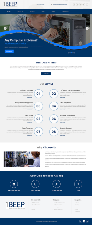 Web Design by Creations Box 2015 for this project | Design: #7258961