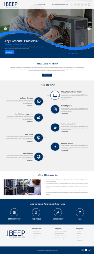 Web Design by Creations Box 2015 for this project | Design: #7271909