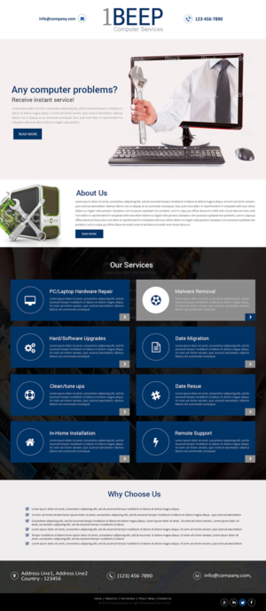 Web Design by Creations Box 2015 for this project | Design: #7271910