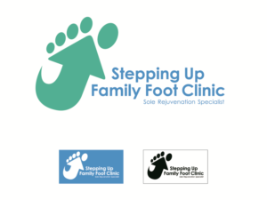 Logo Design by Nikki for Stepping Up Family Foot Clinic | Design: #7358306