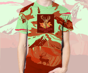 Deer Creek Fall Challenge t-shirt | T-Shirt-Design von Heydale