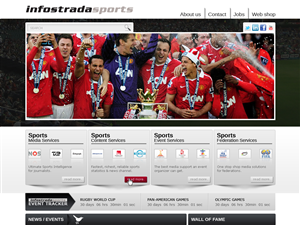 Web Design by Tebu Kurian for Infostrada Sports | Design: #379741