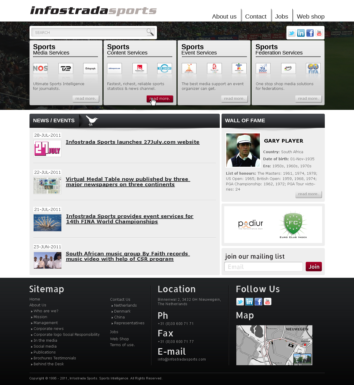 Web Design par Tebu Kurian pour Infostrada Sports | Design #380991