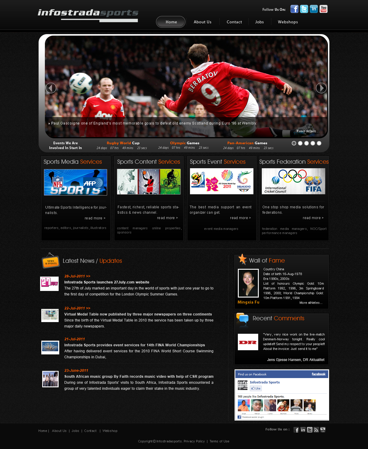 Web-Design von webxvision für Infostrada Sports | Design #386825