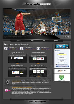 Web Design by pb for Infostrada Sports | Design: #377117
