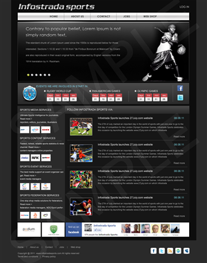 Web Design by pb for Infostrada Sports | Design: #377368