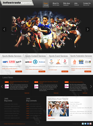 Web Design by pb for Infostrada Sports | Design: #377513
