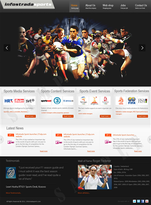 Web Design by pb for Infostrada Sports | Design: #379431