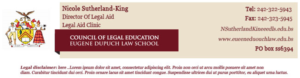 Design de Bannière  par Kristina Andonoff pour Eugene Dupuch Law School | Design : #7333811