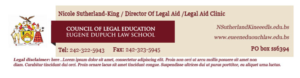 Design de Bannière  par Kristina Andonoff pour Eugene Dupuch Law School | Design : #7333812