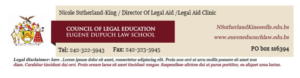 Design de Bannière  par Kristina Andonoff pour Eugene Dupuch Law School | Design : #7333895