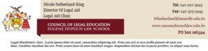 Design de Bannière  par Kristina Andonoff pour Eugene Dupuch Law School | Design : #7333896