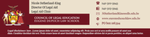 Design de Bannière  par Kristina Andonoff pour Eugene Dupuch Law School | Design : #7354647