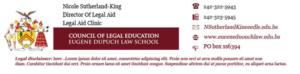 Design de Bannière  par Kristina Andonoff pour Eugene Dupuch Law School | Design : #7354648