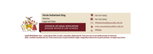 Banner Ad Design by Kristina Andonoff for Eugene Dupuch Law School | Design: #7528353