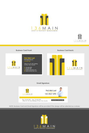 Logo Design by Moustache-Graphics for 136 Main  | Design: #7248536
