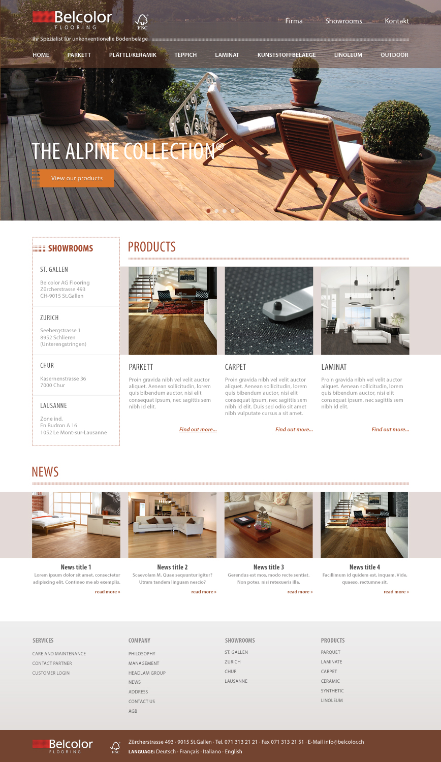 Diseño Web por Alex D para este proyecto | Diseño #1851624