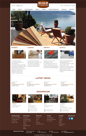 Web Design Project / Website relaunch - BELCOLOR | Web-Design von ShreejiAkshar