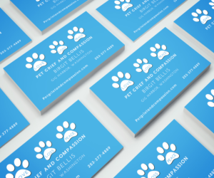 Business Card Design by JK18 for Pet Grief And Compassion | Design: #7266646