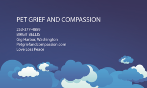 Business Card Design by DjRazor for Pet Grief And Compassion | Design: #7277701
