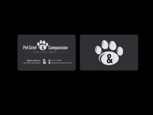 Business Card Design by Creations Box 2015 for Pet Grief And Compassion | Design: #7277911