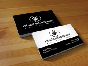 Business Card Design by Creations Box 2015 for Pet Grief And Compassion | Design: #7277912